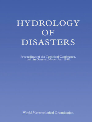 cover image of Hydrology of Disasters